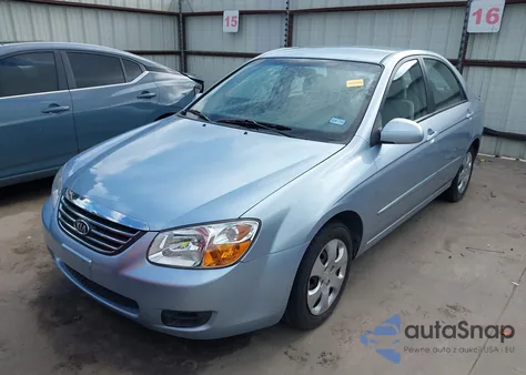 2008 Kia Spectra Ex from USA, damaged, VIN KNAFE121085522436